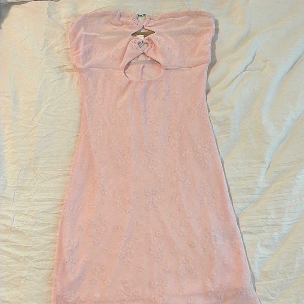 Lucy in the Sky Pink Strapless Dress